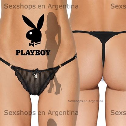 Sexy Gift Colaless string de tul con volados Negra